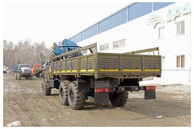 Бортовой с КМУ ИМ-150 Урал 4320