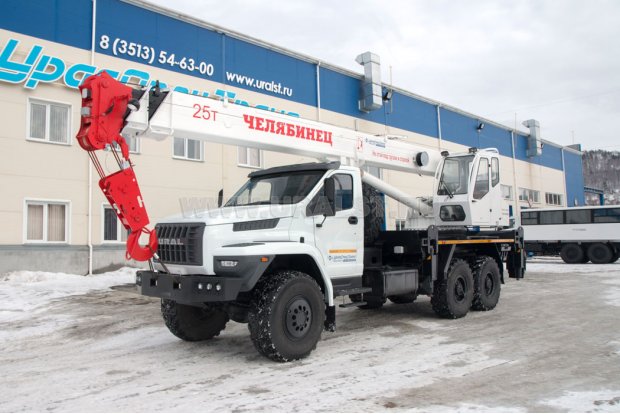 Автокран КС 45721 25 тн "Челябинец" Урал NEXT 4320-72