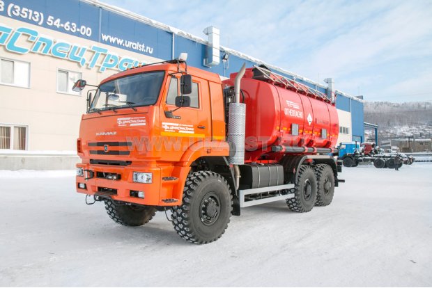 Автотопливозаправщик АТЗ-18-2 УСТ 54535К Камаз 65224-53 доработка под ДОПОГ