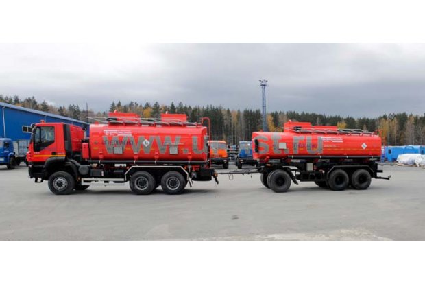 Автотопливозаправщик АТЗ-20-2 IVECO TRAKKER УСТ-5453UA с прицепом цистерной ПЦ-20 УСТ–94651