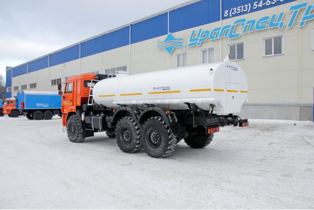 АЦПТ-9,5 с насосом, обогрев насоса от выхлопных газов, Камаз 43118, сп.м.