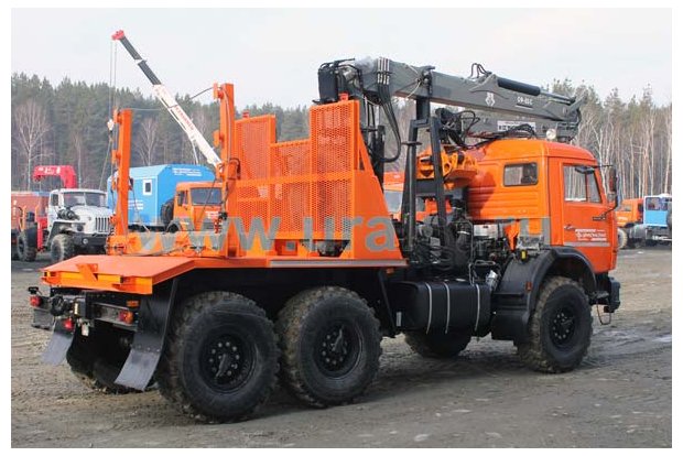 Лесовоз с ГМ СФ-85С Камаз 43118