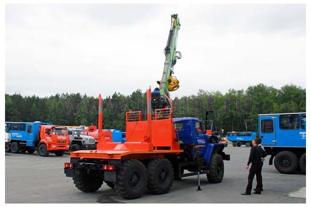 Лесовоз с ГМ Атлант 90 Урал 5557-72М