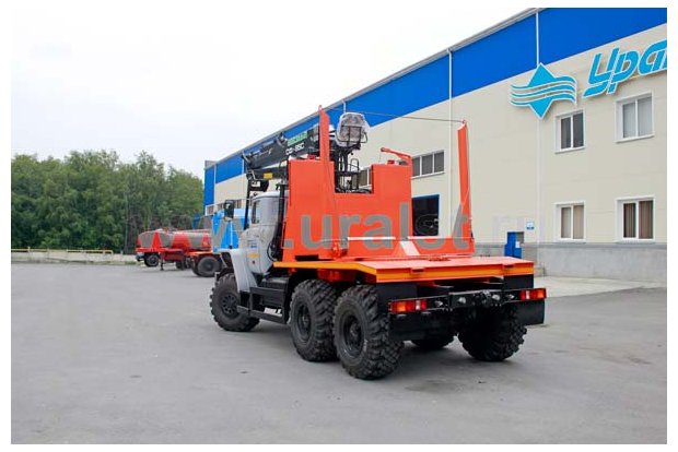 Лесовоз с ГМ СФ-85С Урал 5557-60