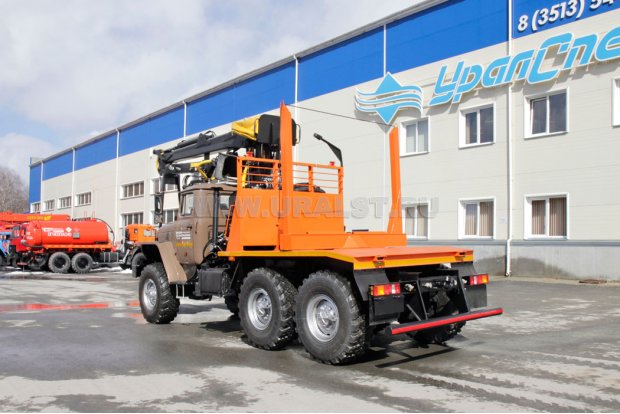Лесовоз с ГМ ОМТЛ-97 УСТ 5453 Урал М 5557-72Е5