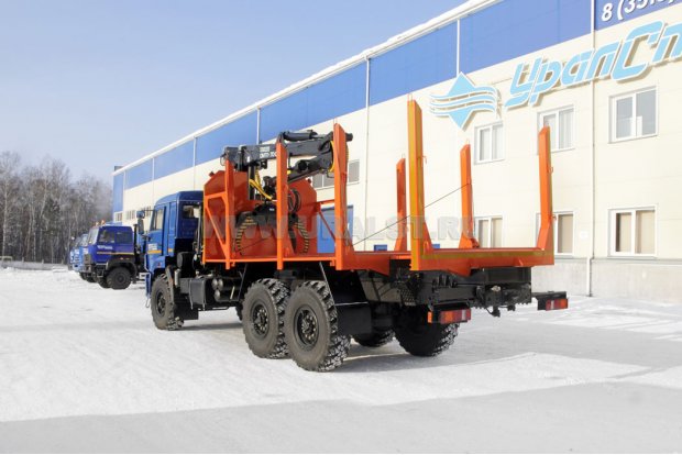 Сортиментовоз с манипулятором ОМТЛ-70-02 Камаз 43118-50