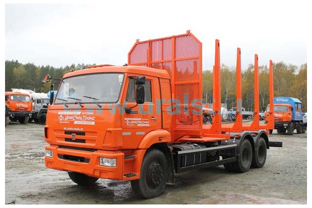 Сортиментовоз УСТ 5453 Камаз 65115-50