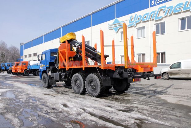 Сортиментовоз с ОМТЛ-97 Камаз 43118 (4400, CUMMINS 340, ZF)