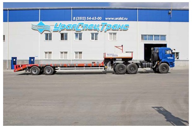 Полуприцеп тяжеловоз 94332-01АПУ