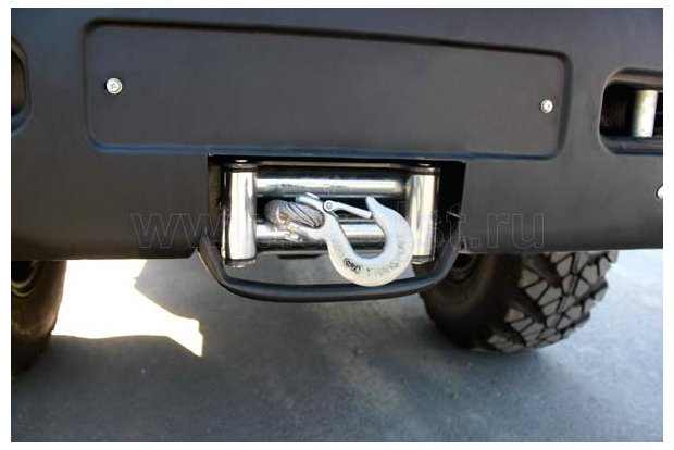 Лебедка Dragon Winch 18000 HD HIDRA на автомобиле Камаз
