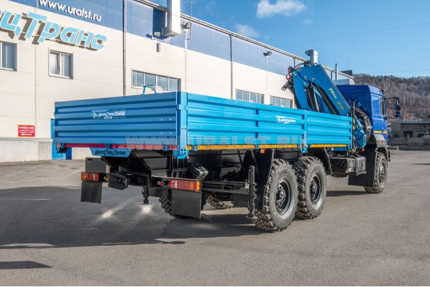 Автомобиль бортовой с КМУ ИМ-180 УСТ 5453РН Урал 4320-82, сп.м