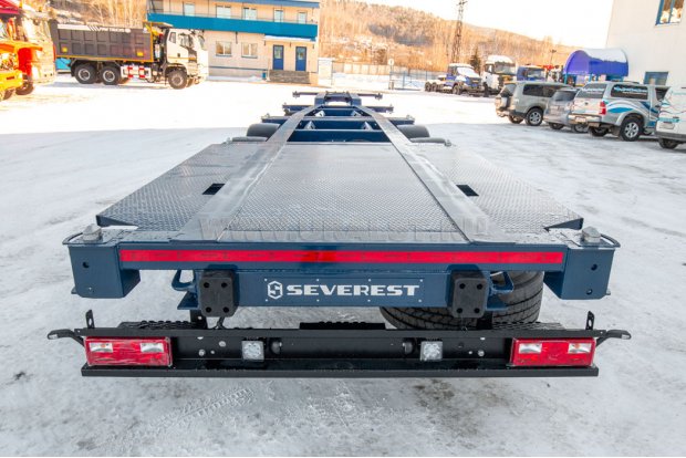 Грузовая платформа полуприцепа