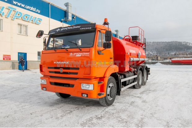 Автотопливозаправщик АТЗ-11Б УСТ 5453 Камаз 65115-48 доработка под ДОПОГ
