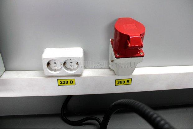 Розетки 220V и 380V