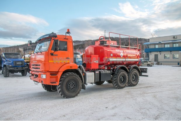 Автотопливозаправщик АТЗ-9Б УСТ 5453 Камаз 43118-50 доработка под ДОПОГ