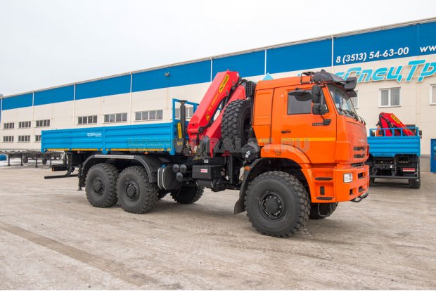 Автомобиль Бортовой с КМУ PK-30002-K УСТ 5453 Камаз 65224-53 