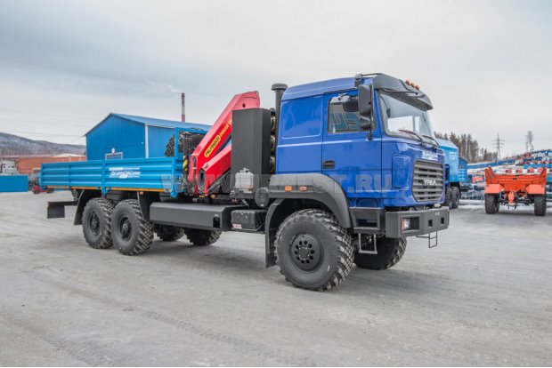 Автомобиль бортовой с КМУ ИМ-150N 54532E Урал 4320-4972-16