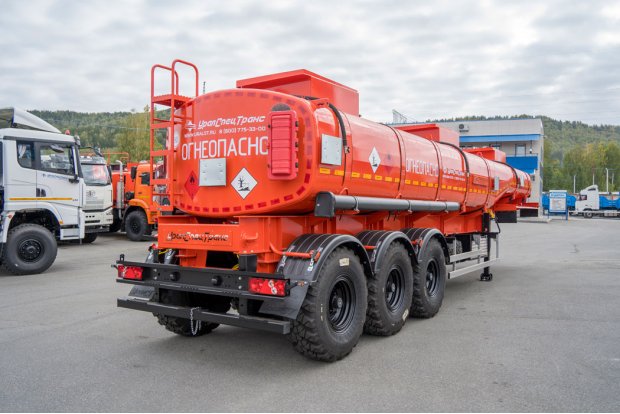 Полуприцеп цистерна для ГСМ (бензовозы) ППЦ 30-31-3 УСТ 9465 рамная