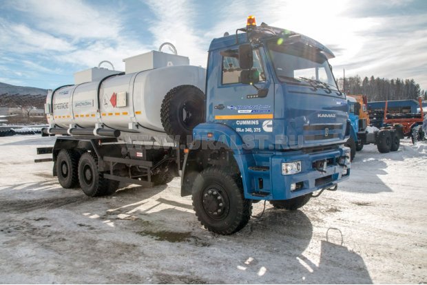 Автоцистерна для нефти АЦН-16-2 на шасси Камаз 6522RG