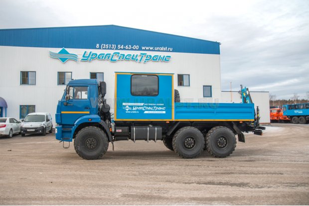 ГПА УСТ 54535 (8+2) откр. с КМУ ИМ-20 Камаз 43118-50 категория D
