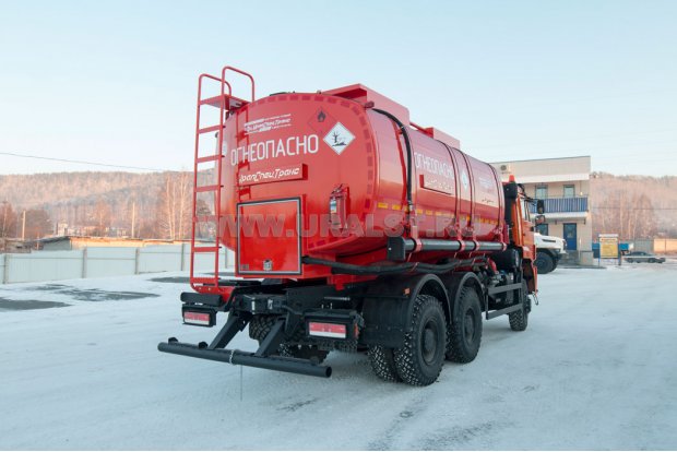 Автотопливозаправщик АТЗ-20 УСТ 54533Z Камаз 6522-53 доработка под ДОПОГ