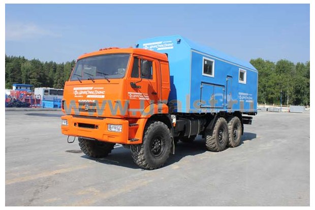 Автофургон Камаз с КМУ