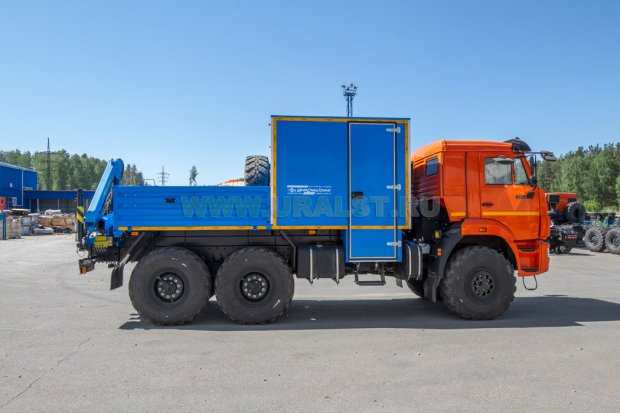 ГПА 6+2 откр. с КМУ ИМ-25 УСТ 5453 Камаз 43118