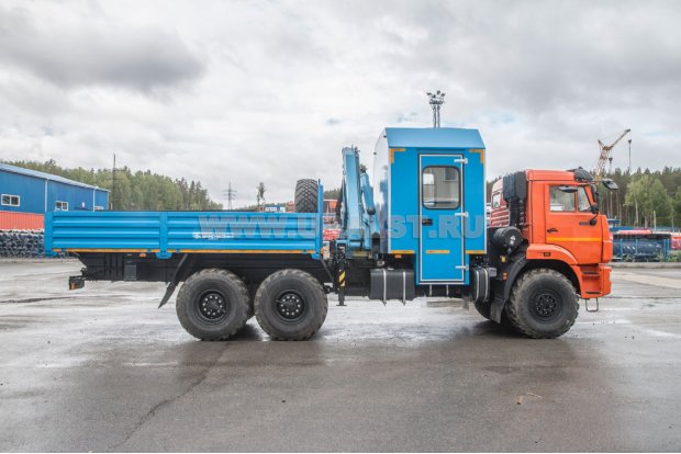 Автобус грузопассажирский ГПА с КМУ ИМ-150 УСТ 5453 Камаз 43118-50