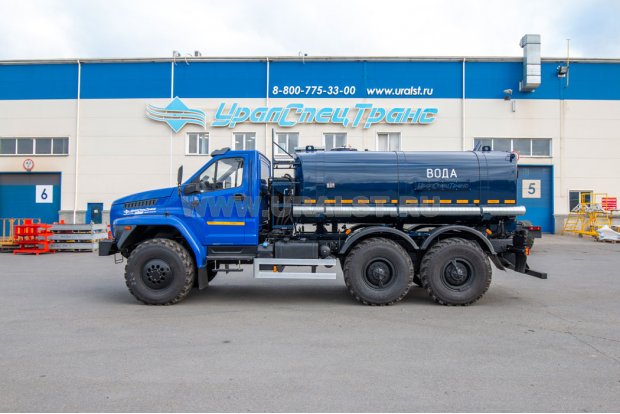 Автоцистерна для воды АЦПТ-8НО УСТ 5453 Урал NEXT 5557-6151-72