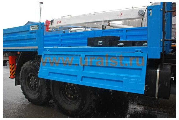 Бортовой с КМУ KS-2056 (тросовый) УСТ 5453 Камаз 43118 сп.м