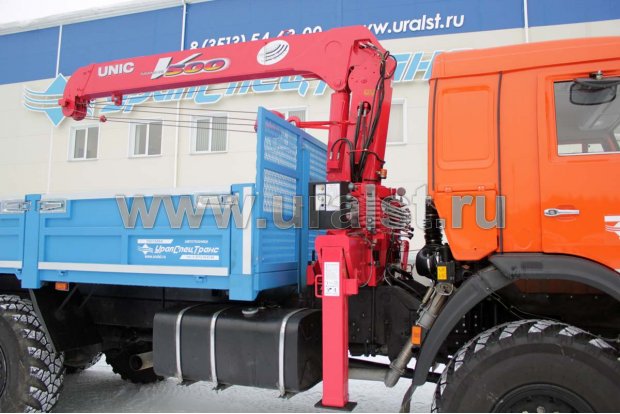 Бортовой Камаз с КМУ UNIC-503