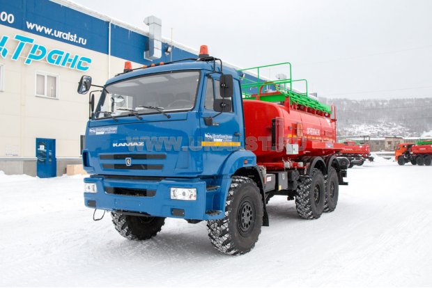 Автоцистерна АЦН-10 УСТ-5453 на шасси Камаз 43118-46