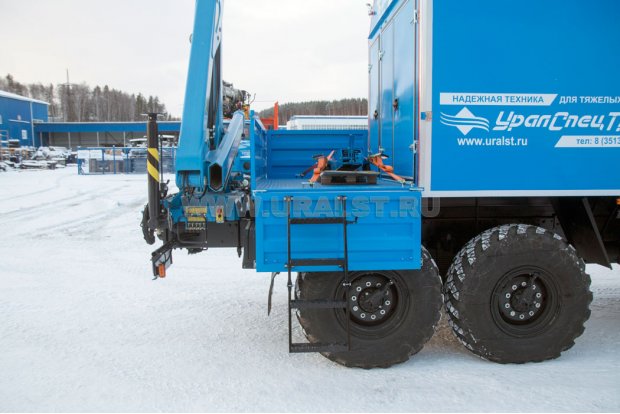 ПАРМ с КМУ ИМ-55 УСТ 5453 Камаз 43118 сп.м