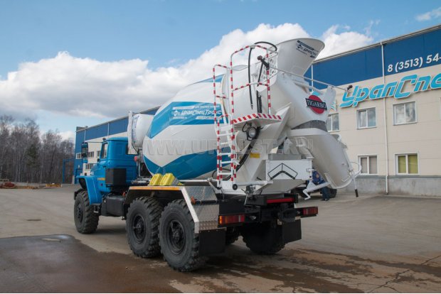 Автобетоносмеситель АБС 6ГП УСТ 54536G Урал 5557-60Е5 