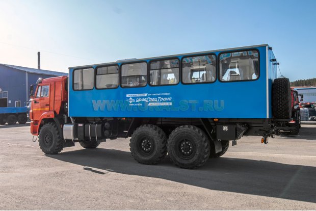 Автобус вахтовый 28+2 люкс УСТ 54535 Камаз 43118-50 сп.м