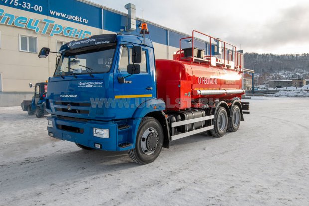 Автотопливозаправщик АТЗ-11-2Б УСТ 5453 Камаз 65115-48 доработка под ДОПОГ