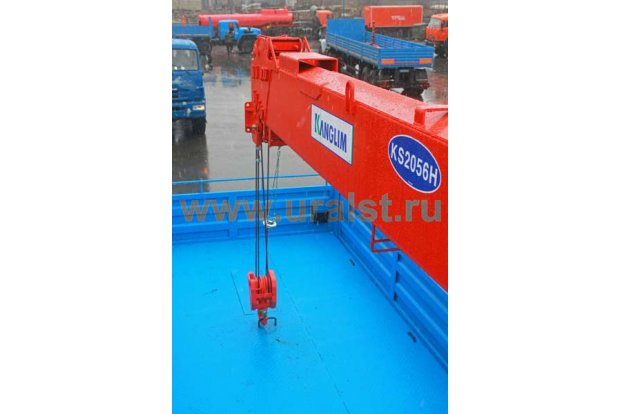 Бортовой с КМУ KS-2056 (тросовый) УСТ 5453 Камаз 43118 сп.м