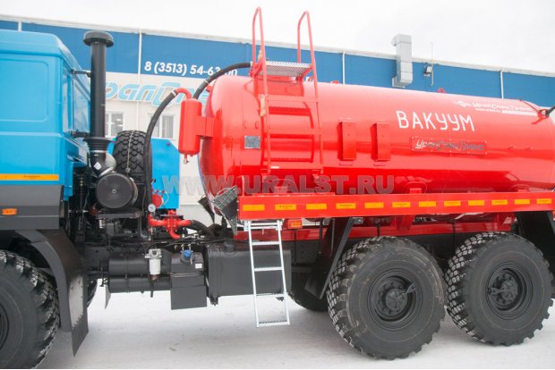 Вакуумная машина МВ-10 КО УСТ 5453 Урал 5557-4551-82 сп.м.