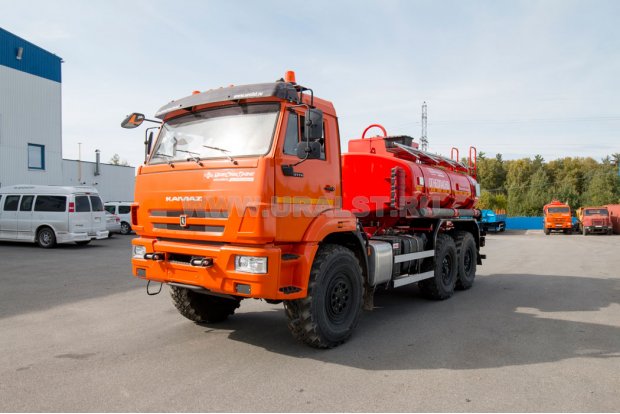 Автотопливозаправщик АТЗ-8 УСТ 5453 Камаз 43118-50 доработка под ДОПОГ