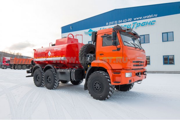 Автоцистерна для нефти АЦН-9 УСТ 5453 Камаз 43118-50, доработка под ДОПОГ