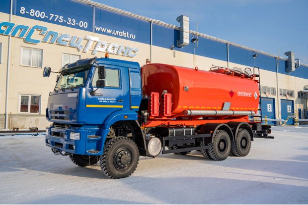Автоцистерна для нефти АЦН-17Т УСТ 5453 Камаз 65224-53, термос, нерж, доработка под ДОПОГ