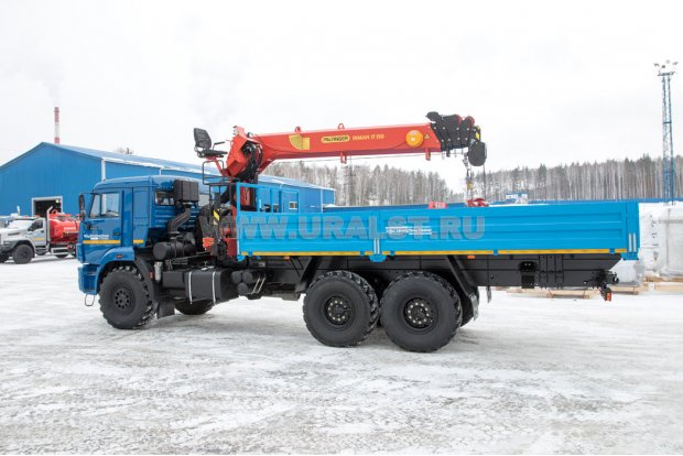 Бортовой с КМУ ИТ-150 (тросовый) УСТ 5453 Камаз 43118