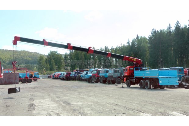 Автомобиль бортовой Камаз с КМУ ИТ-180