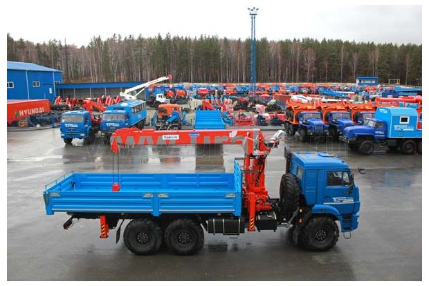 Бортовой с КМУ KS-2056 (тросовый) УСТ 5453 Камаз 43118 сп.м