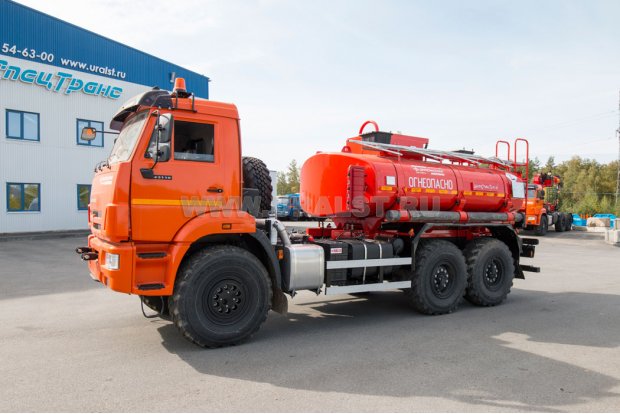 Автотопливозаправщик АТЗ-8 УСТ 5453 Камаз 43118-50 доработка под ДОПОГ