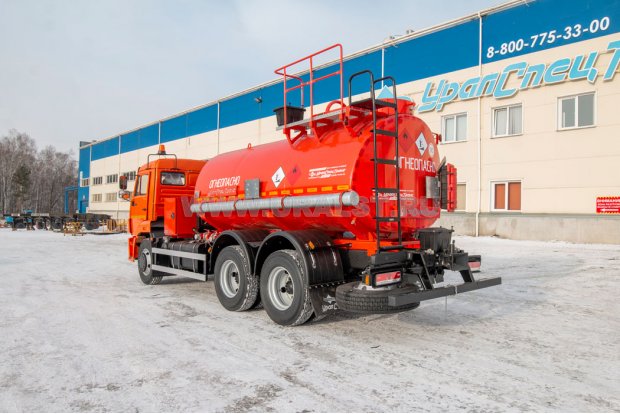 Автотопливозаправщик АТЗ-11Б УСТ 5453 Камаз 65115-48 доработка под ДОПОГ