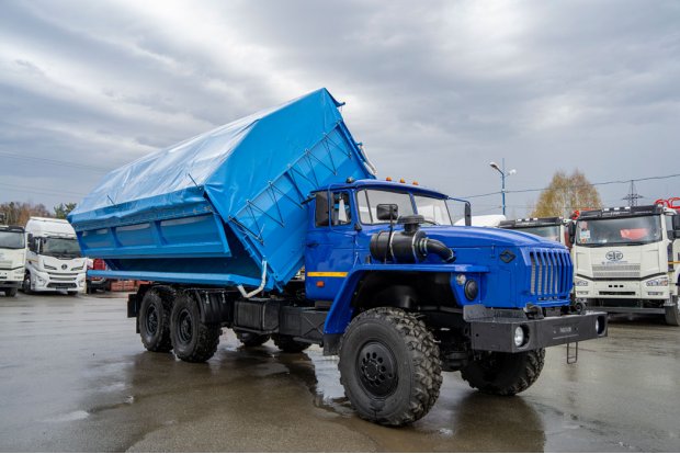 Самосвал АС 10-18 боковая УСТ 5453 Урал 4320-1951-60