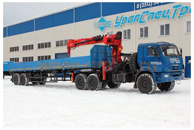 БКМ с КМУ KS-2056H УСТ 5453 Камаз 43118