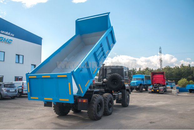 Самосвальный автомобиль 58312G Урал 55571 задняя разгрузка