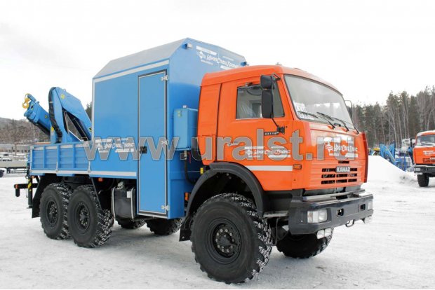 ГПА 6+2 откр. с КМУ ИМ-150 УСТ 5453 Камаз 43118-50